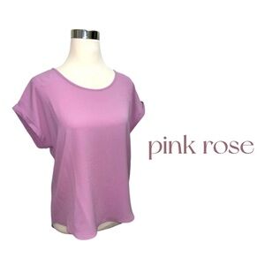 Pink Rose Lavender Top